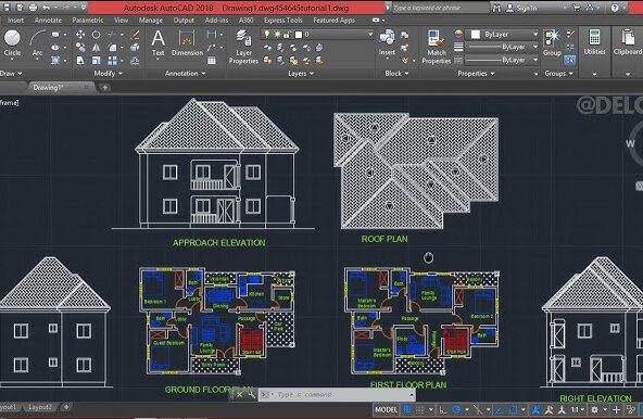 AutoCAD tekening