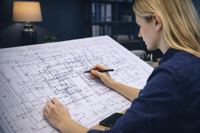 Technische tekening controleren en aanpassen